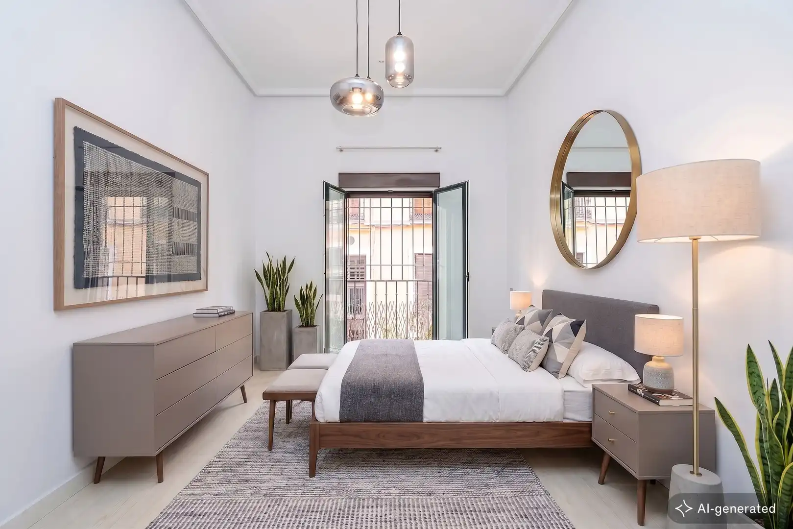 Schlafzimmer von Wohnung zum Verkauf in Madrid mit Heizung und Balkon
