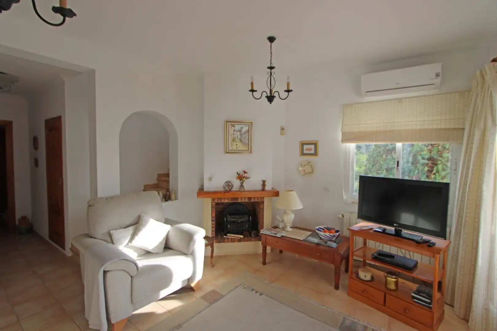 Sala d'estar de Casa o xalet en venda en Xaló amb Aire condicionat, Calefacció i Terrassa