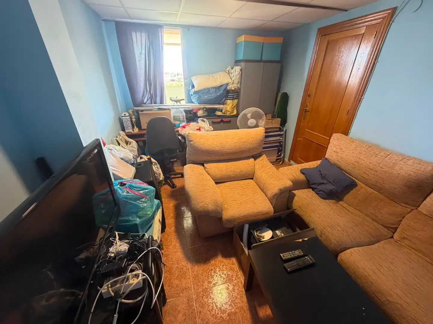 Sala de estar de Piso en venta en Murcia con Amueblado