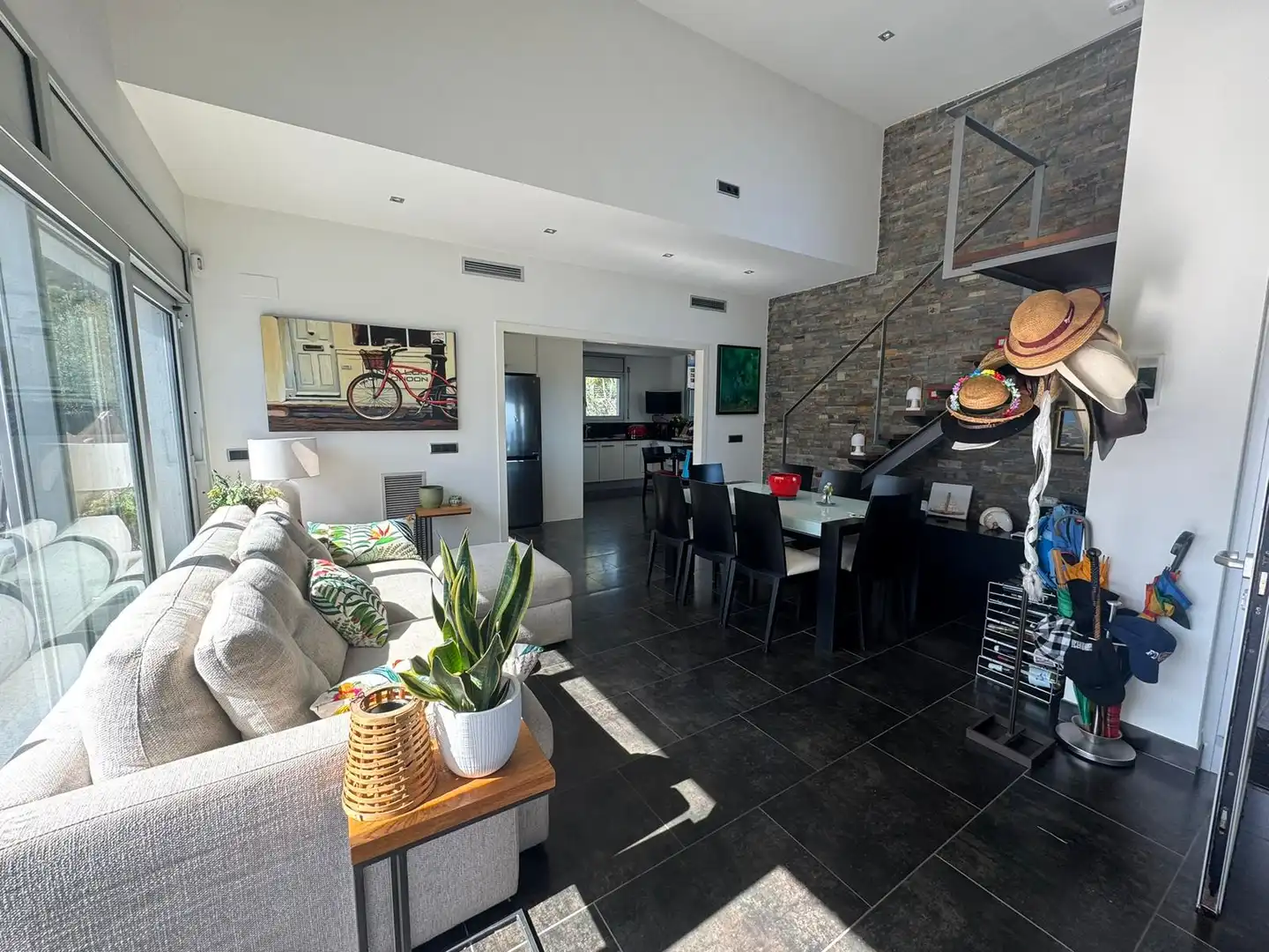 Living room of Houses for sale in El Port de la Selva  with Air Conditioner, Heating and Private garden