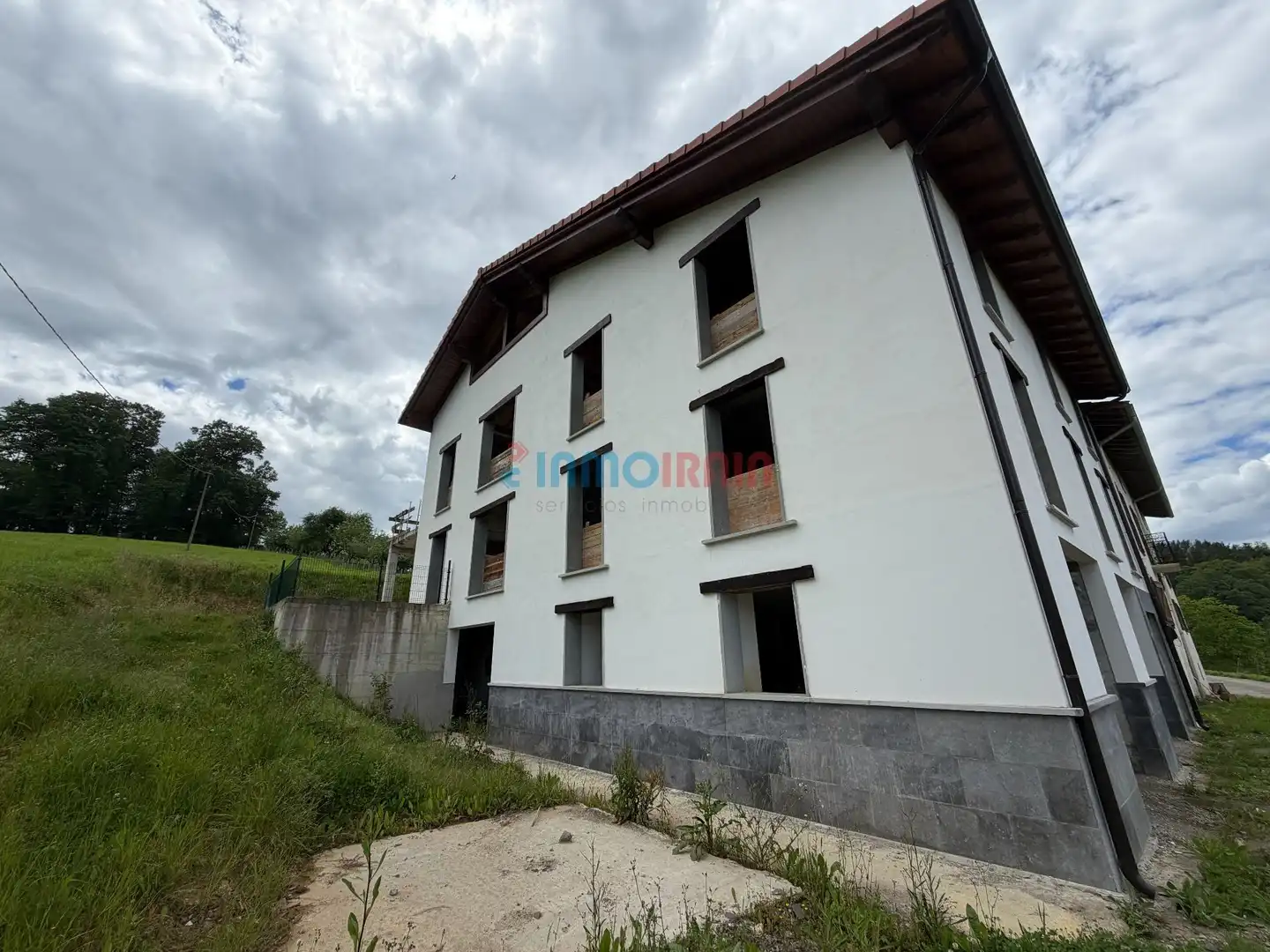 Vista exterior de Casa o chalet en venta en Zaldibia con Jardín privado