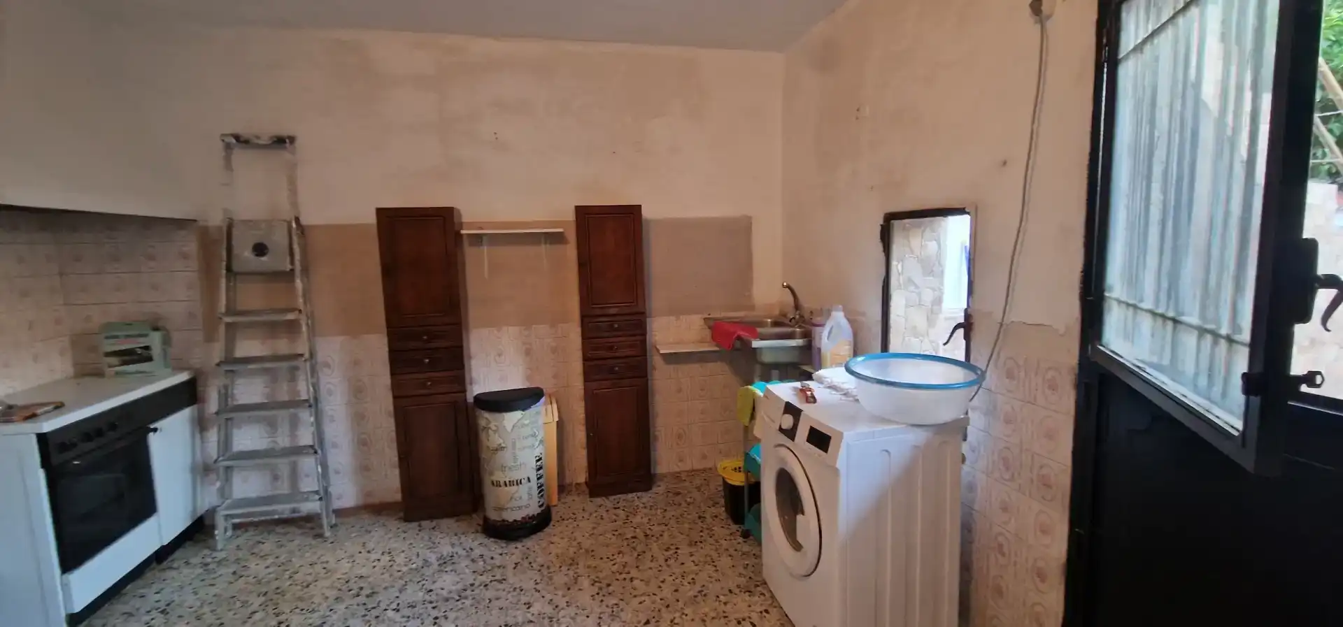 Cuina de Casa adosada en venda en Herrera del Duque amb Aire condicionat, Traster i Moblat