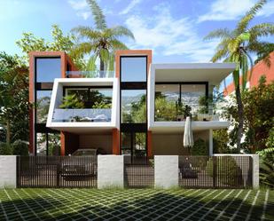 Exterior view of Single-family semi-detached for sale in Calpe / Calp  with Terrace and Swimming Pool