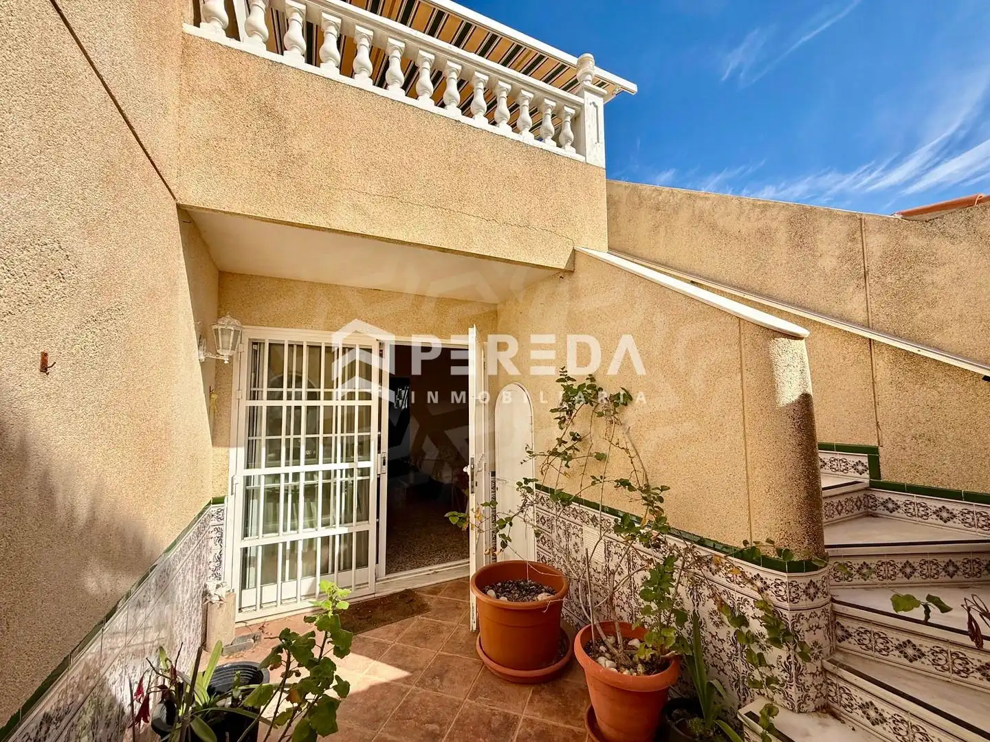 Garden of Houses for sale in Roquetas de Mar  with Terrace and Community pool