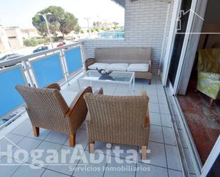Terrace of Flat for sale in Burriana / Borriana  with Air Conditioner, Heating and Parquet flooring