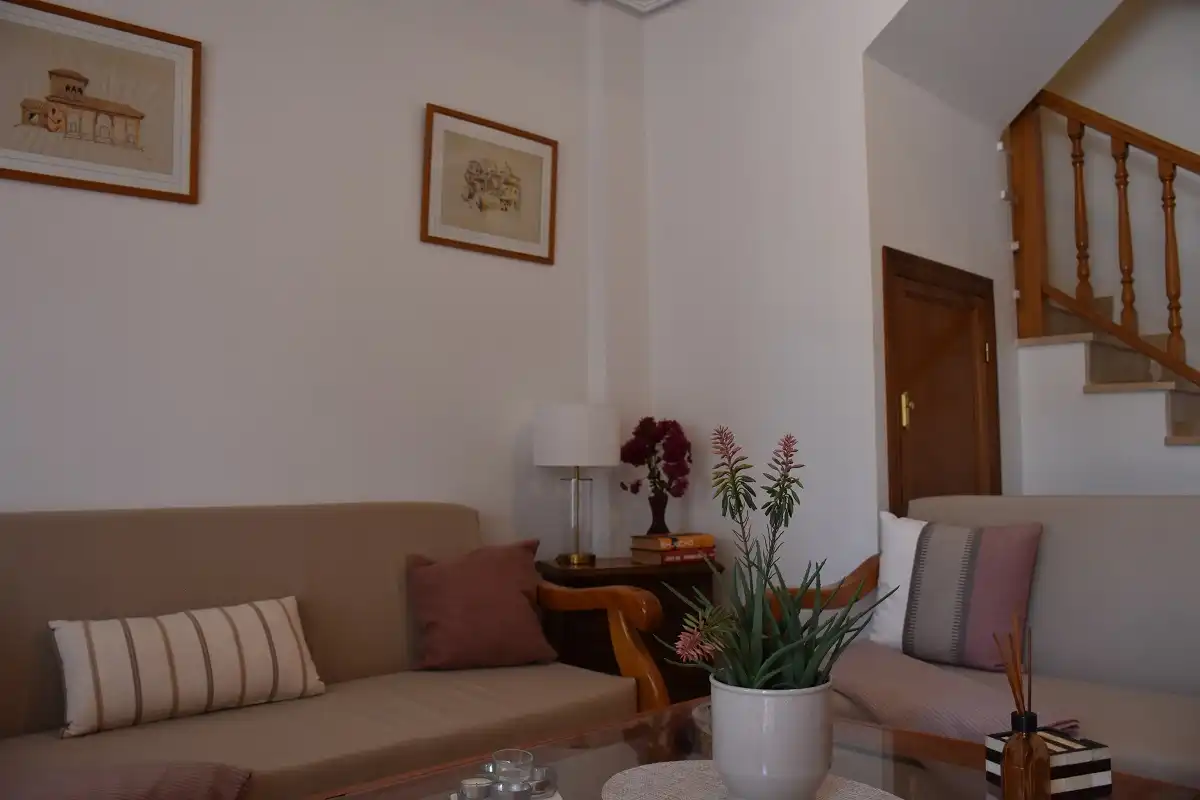 Sala de estar de Dúplex en venta en Orihuela con Terraza, Piscina y Amueblado