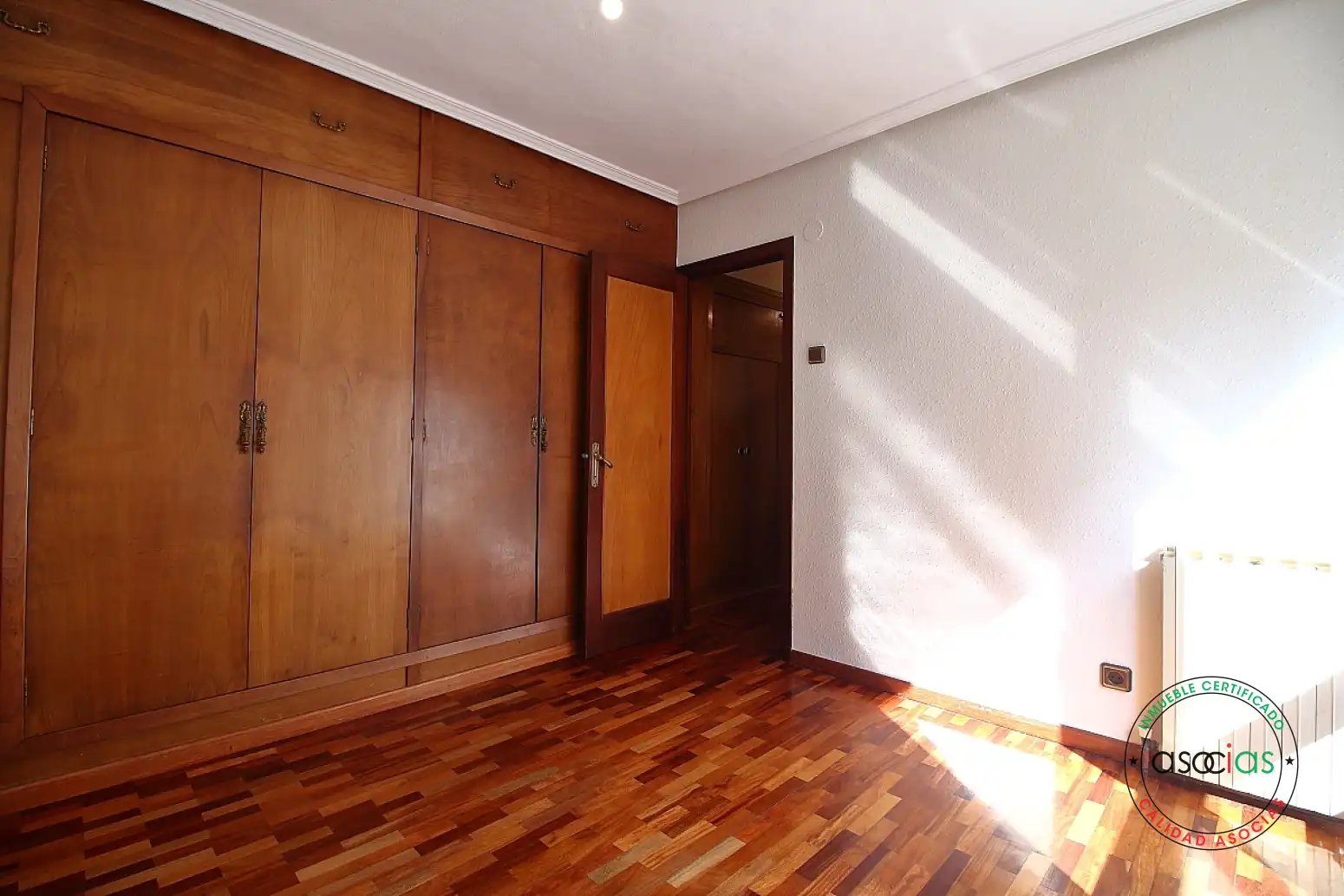 Bedroom of Flat for sale in Gijón   with Heating, Parquet flooring and Storage room