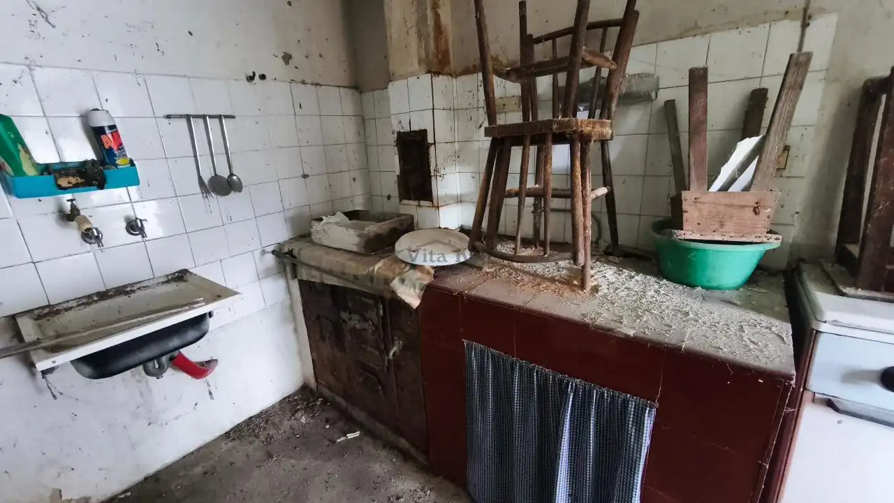 Cocina de Casa o chalet en venta en San Amaro con Jardín privado y Balcón