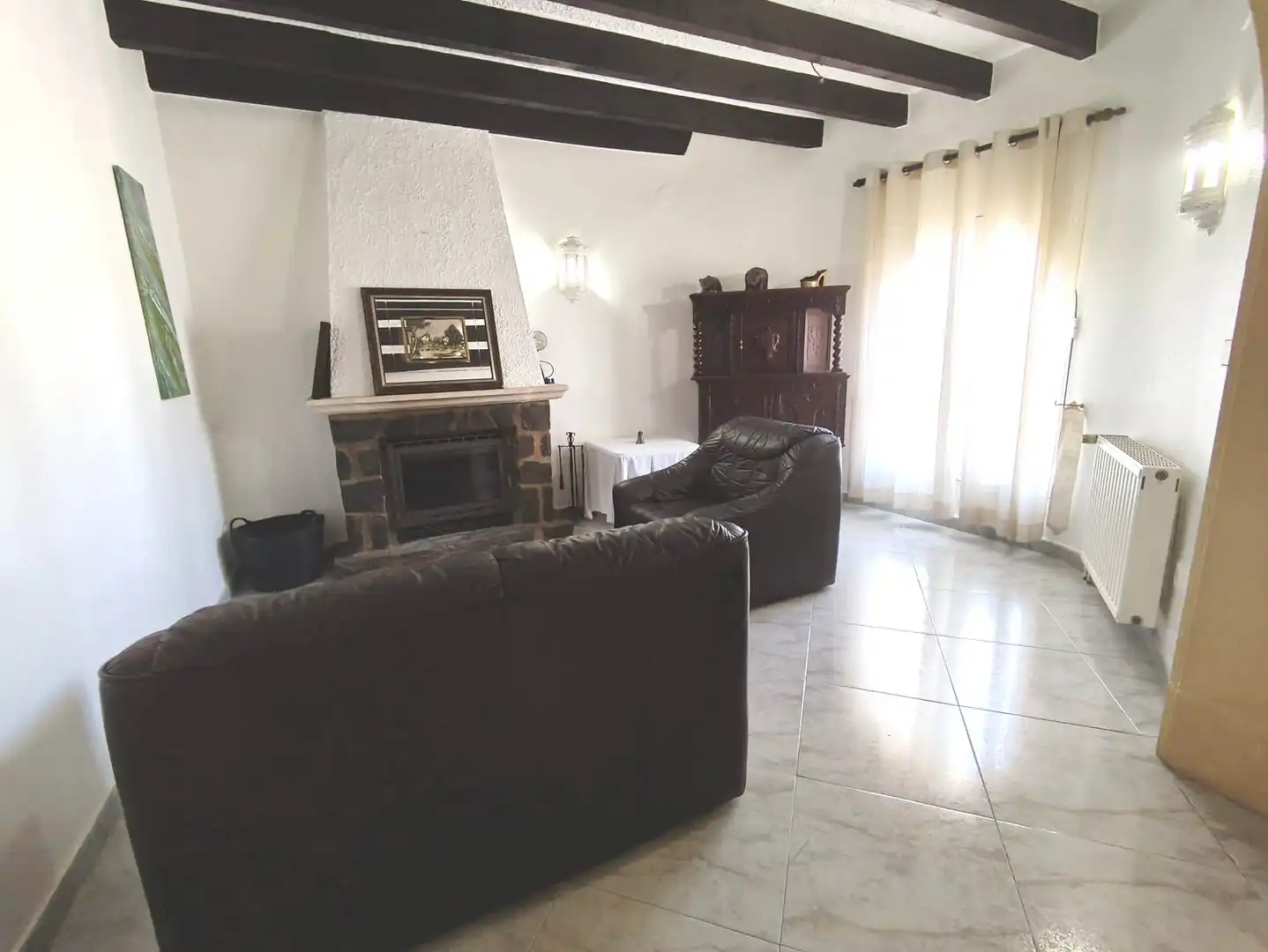 Sala de estar de Casa o chalet en venta en Benissa con Aire acondicionado, Piscina y Amueblado
