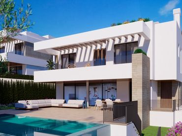 Xalet amb piscina en venda a Estepona Pueblo