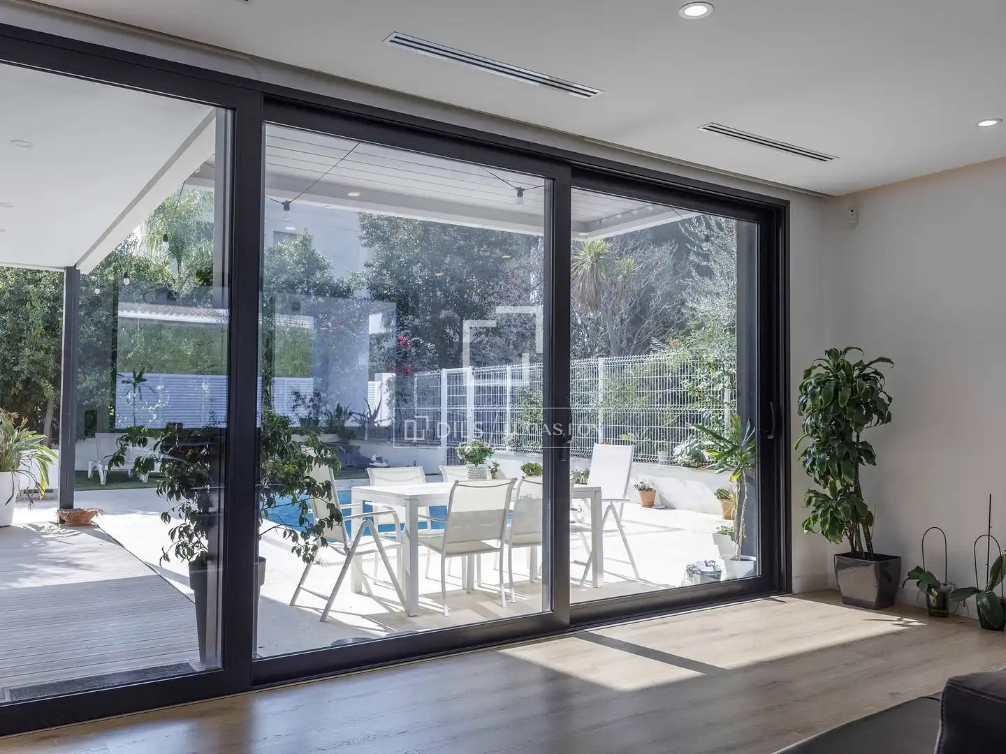 Terraza de Casa o chalet en venta en Godella con Aire acondicionado, Calefacción y Jardín privado