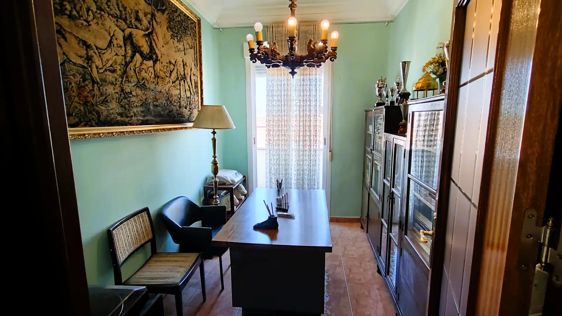 Dining room of Flat for sale in Madrid  with Heating, Furnished and Balcony