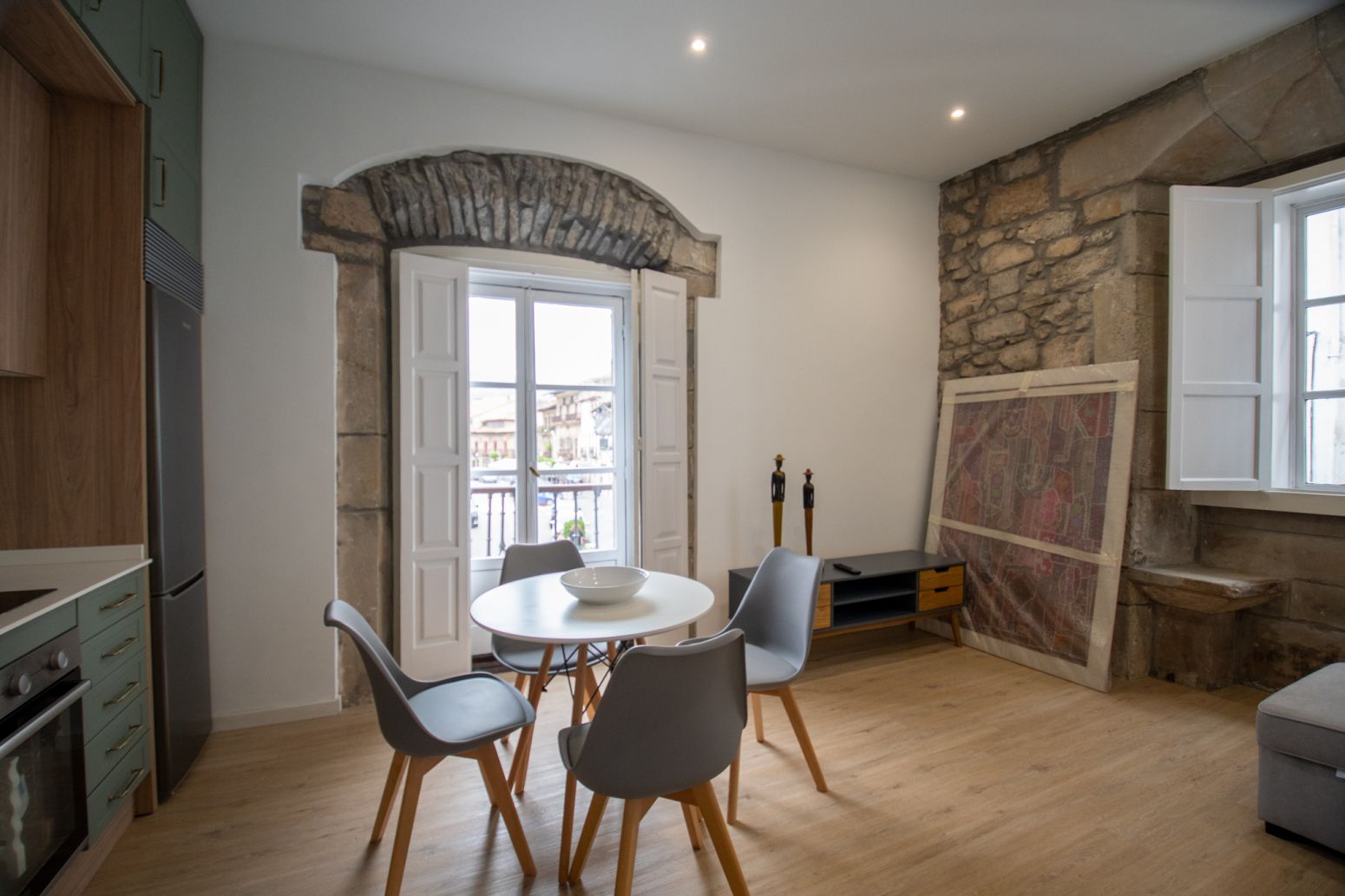 Dining room of Flat to rent in Villaviciosa  with Parquet flooring and Balcony