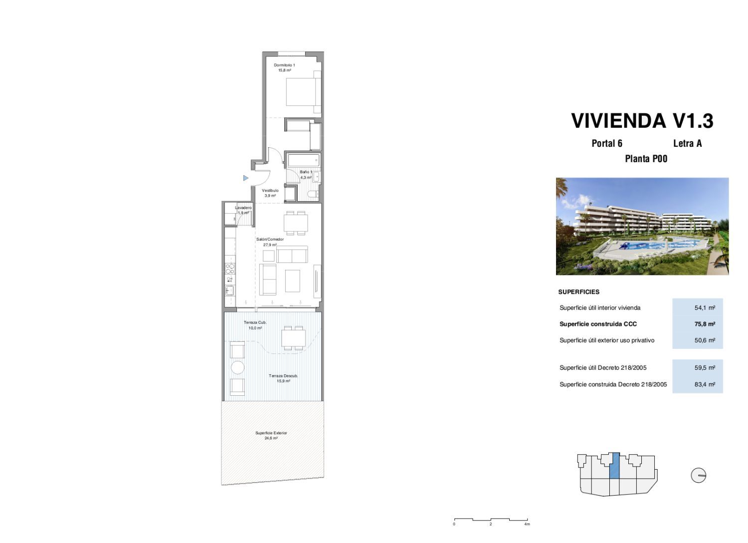 Flat for sale in GAD, 6, Los Álamos