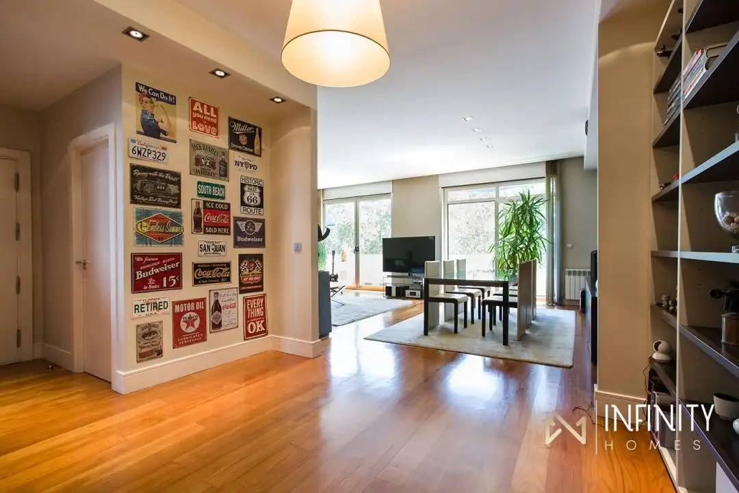 Sala de estar de Piso de alquiler en Bilbao  con Calefacción, Terraza y Horno