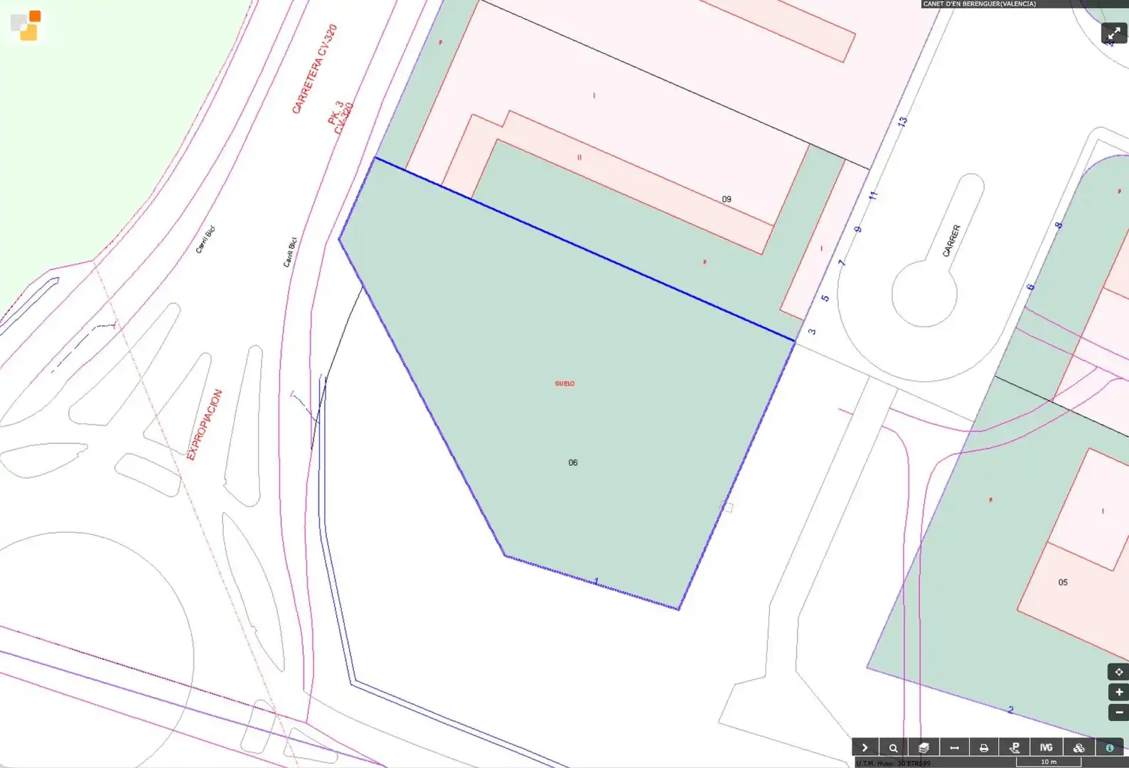 Terreny industrial en venda en Canet d'En Berenguer