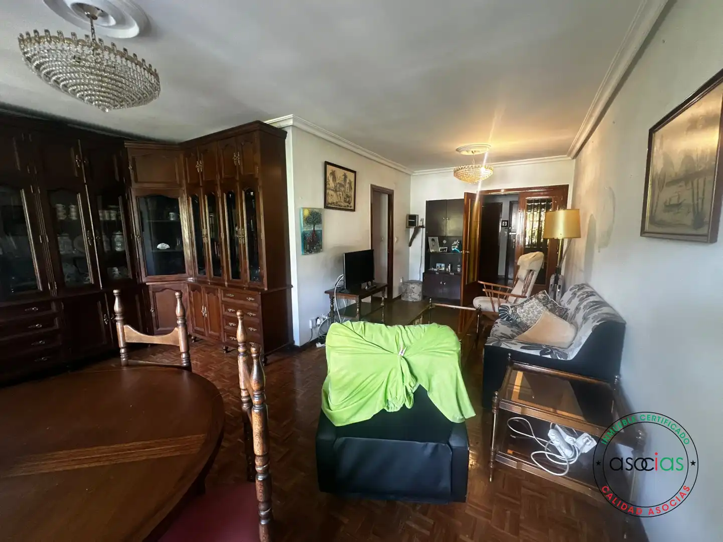 Wohnzimmer von Wohnung zum Verkauf in Langreo mit Heizung, Abstellraum und Balkon