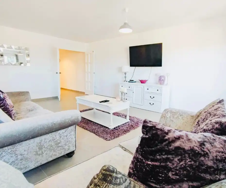 Living room of Flat for sale in Jávea / Xàbia  with Air Conditioner, Heating and Terrace