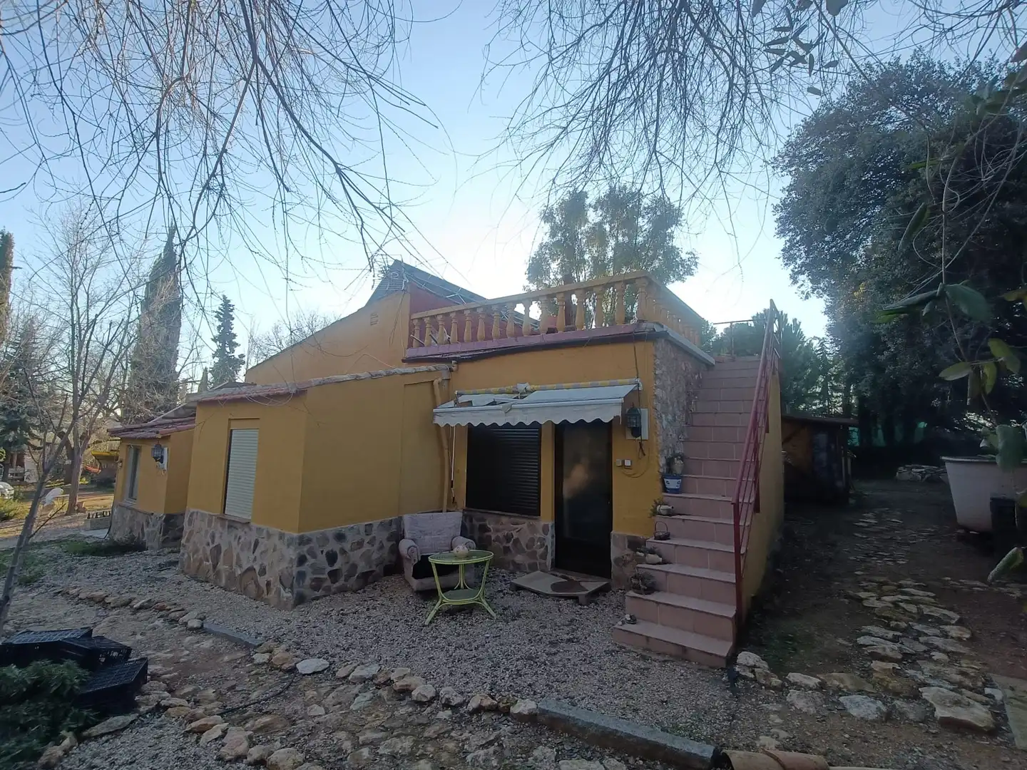 Vista exterior de Casa o chalet en venta en Carrión de Calatrava con Jardín privado, Trastero y Amueblado