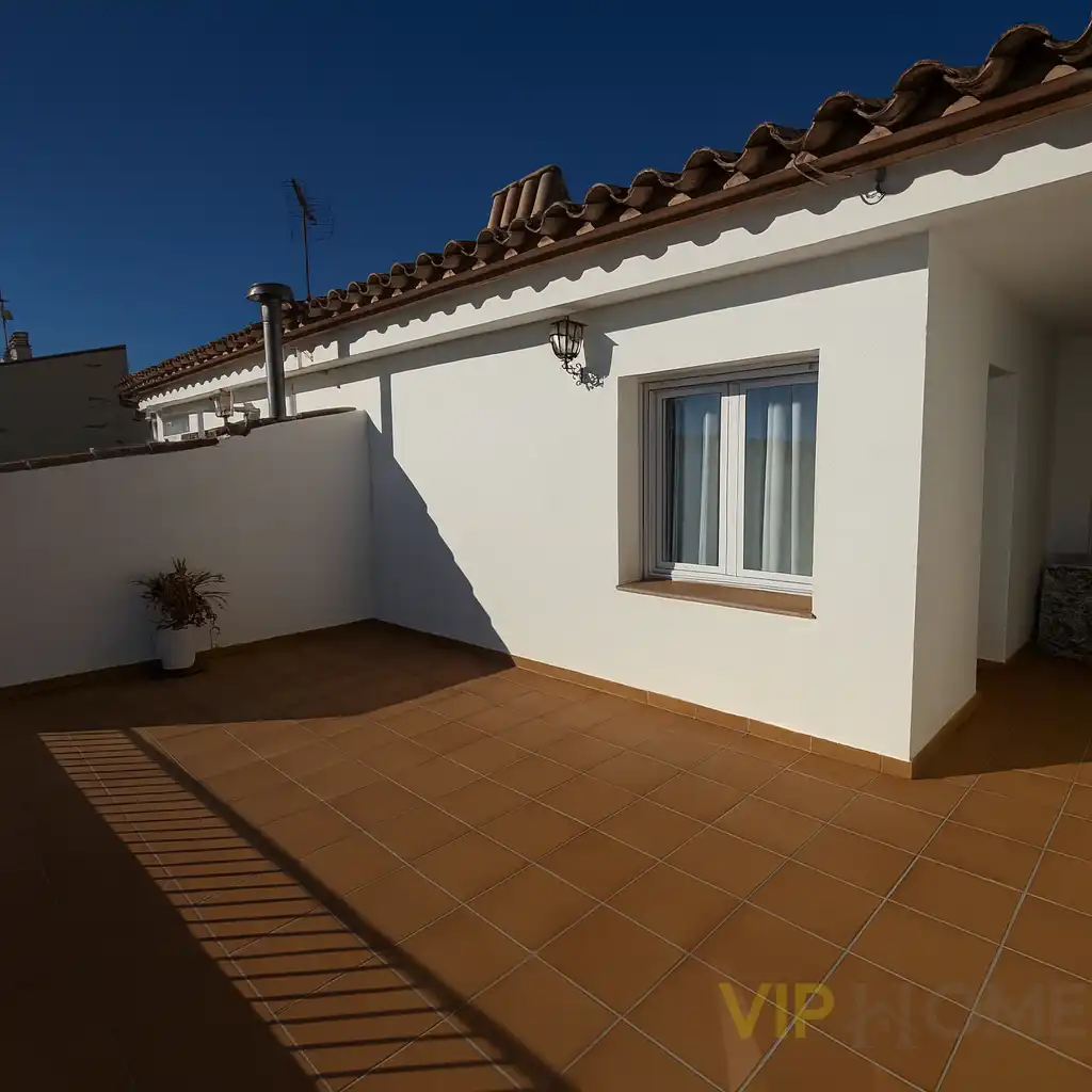 Terraza de Casa adosada en venta en Santa Cristina d'Aro con Calefacción, Terraza y Trastero