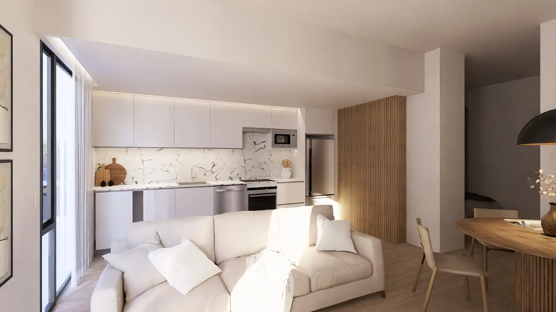 Sala de estar de Piso de alquiler en Madrid con Amueblado y Se aceptan mascotas