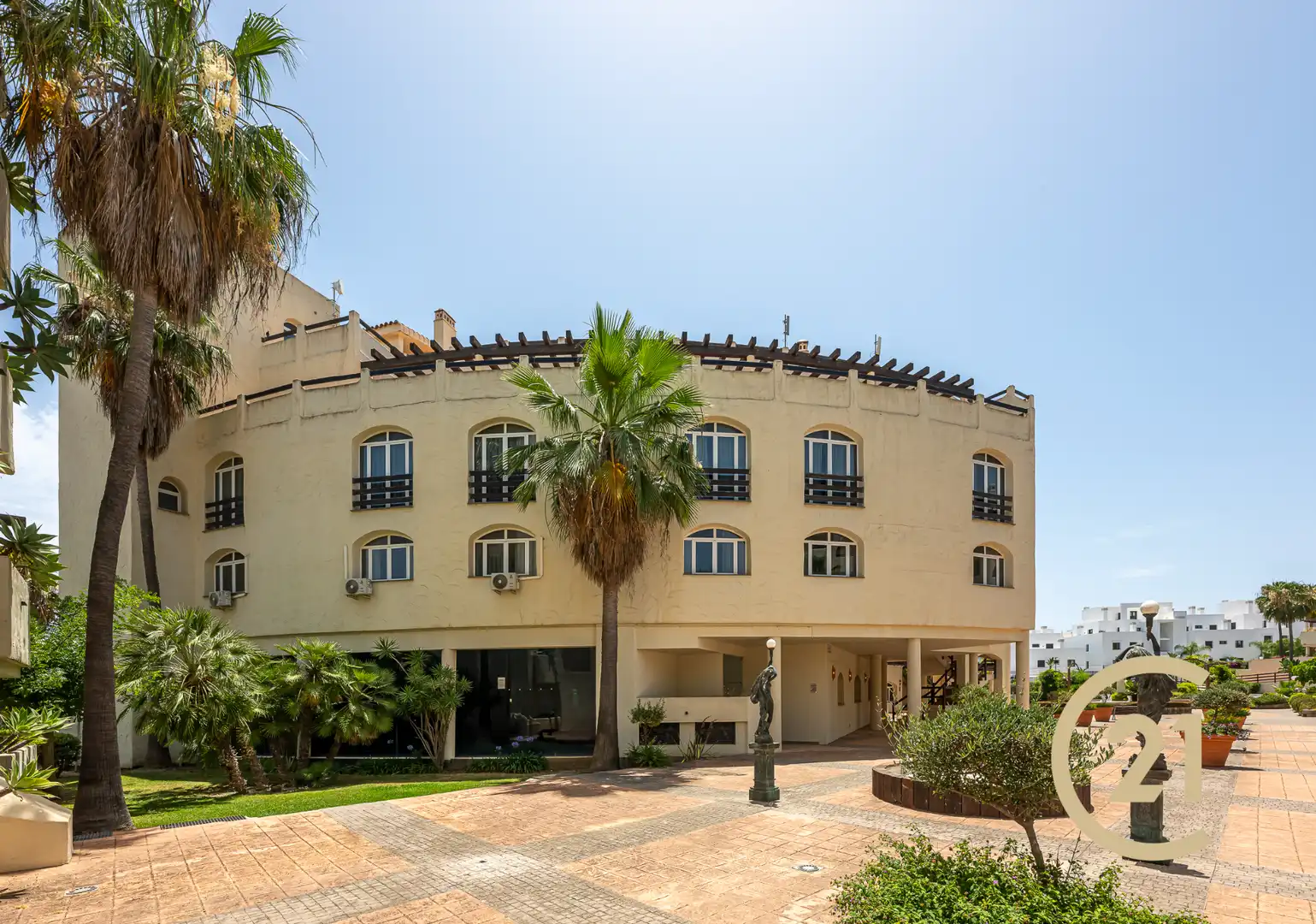 Exterior view of Buildings for sale in Estepona  with Community pool