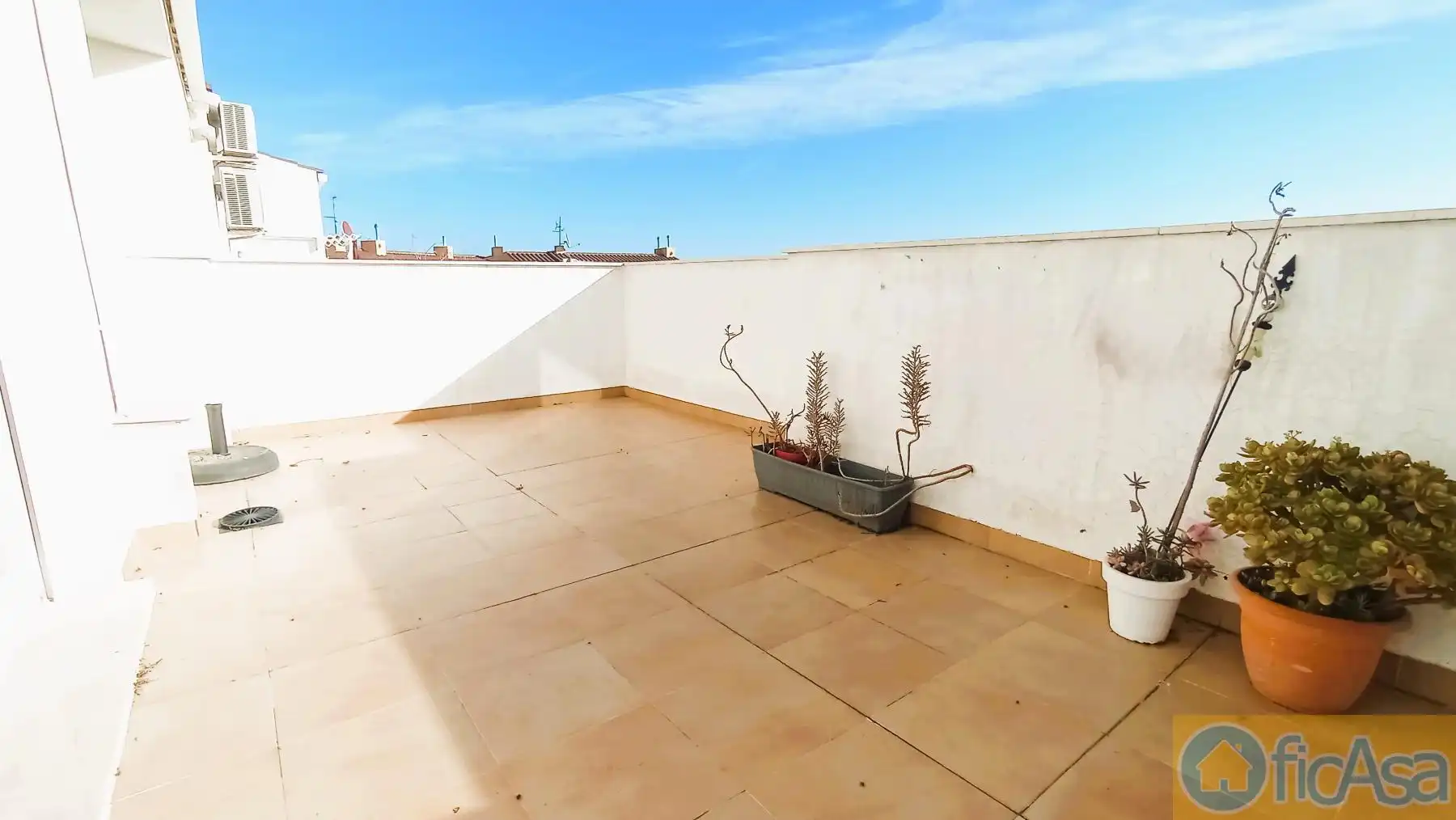 Terraza de Ático en venta en Castellón de la Plana / Castelló de la Plana con Aire acondicionado, Calefacción y Terraza
