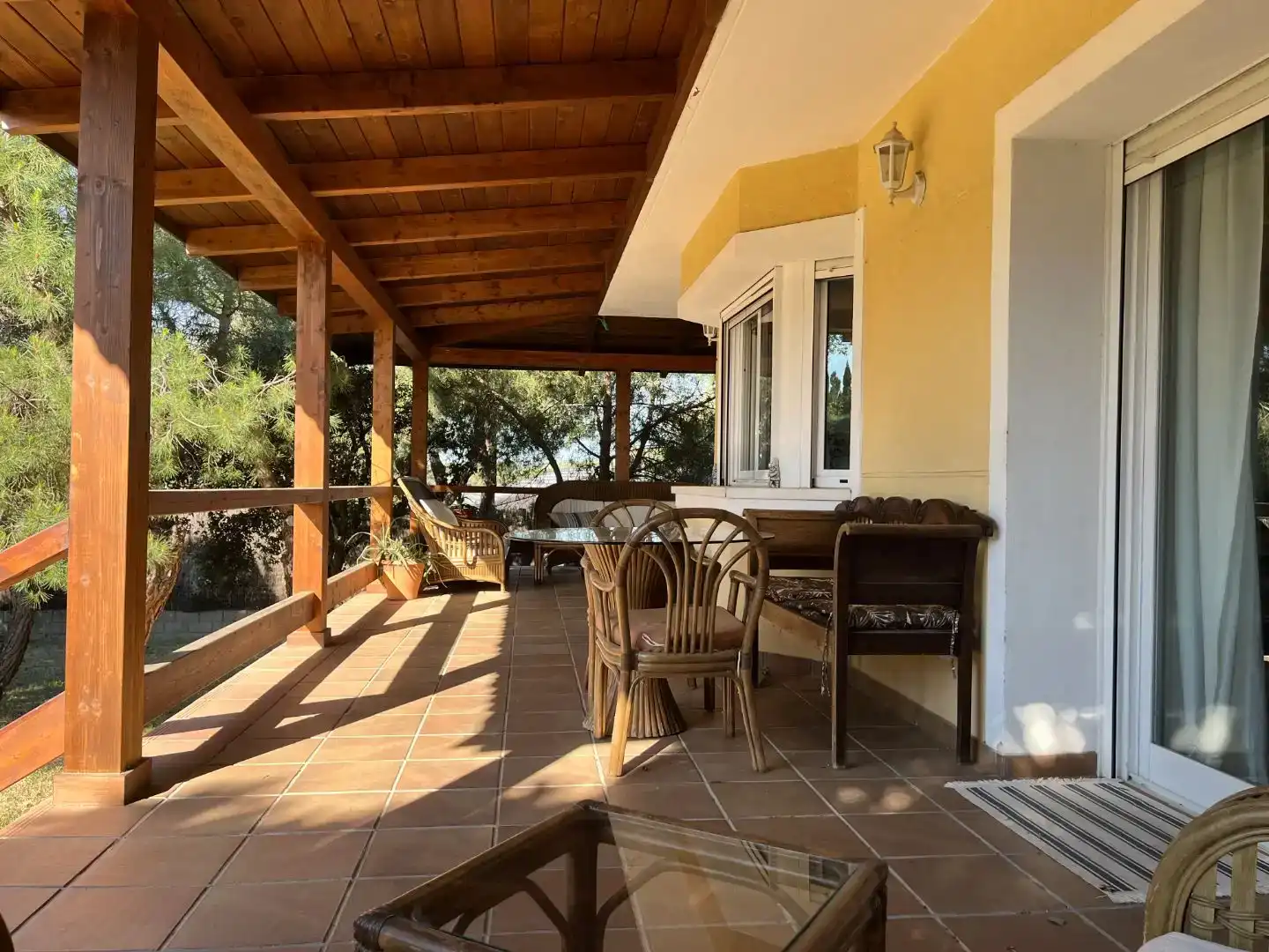 Terrassa de Casa o xalet en venda en Galapagar amb Aire condicionat, Jardí privat i Traster
