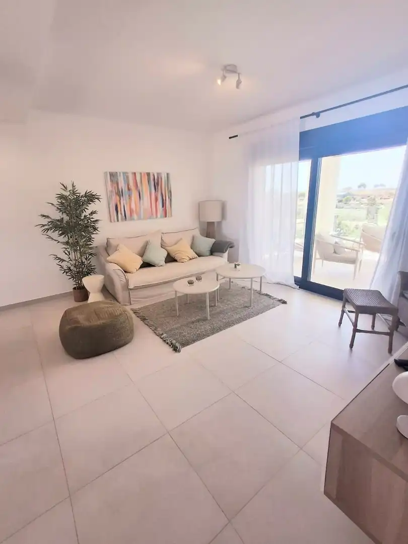 Sala d'estar de Apartament en venda en Pilar de la Horadada amb Aire condicionat, Calefacció i Terrassa