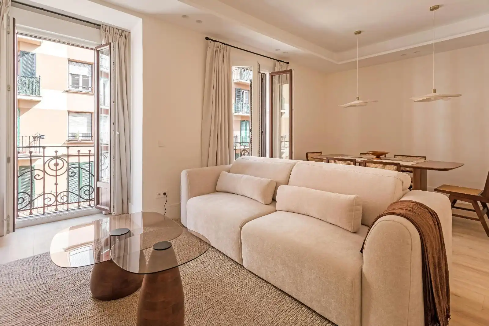 Wohnzimmer von Wohnungen zur Miete in Barrio de Salamanca