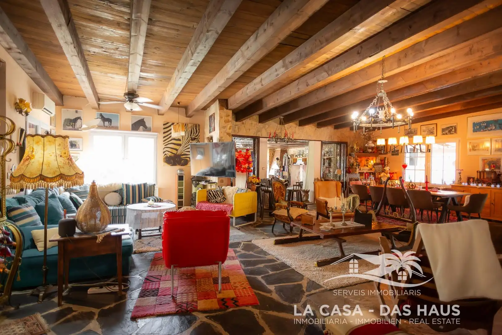 Sala de estar de Finca rústica en venta en Maçanet de la Selva