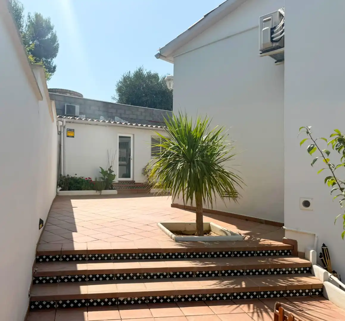 Terraza de Casa o chalet de alquiler en Sant Pere de Ribes con Aire acondicionado, Calefacción y Jardín privado