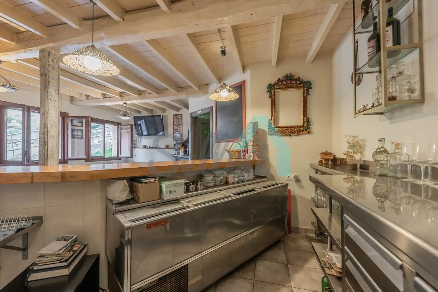 Cocina de Casa o chalet en venta en Sobrescobio con Calefacción, Jardín privado y Terraza