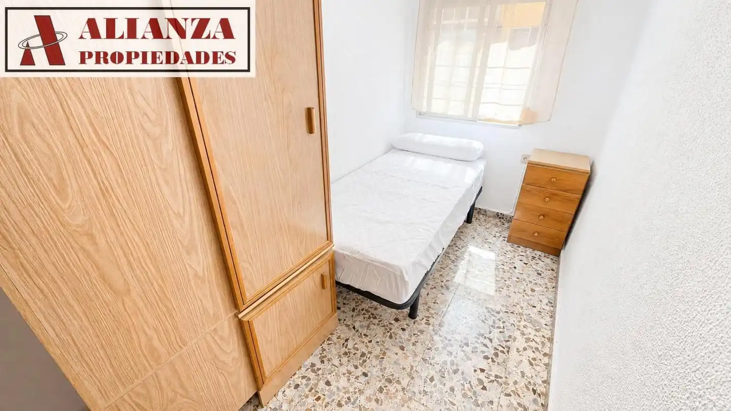 Bedroom of Flat for rent in Málaga  with Terrace
