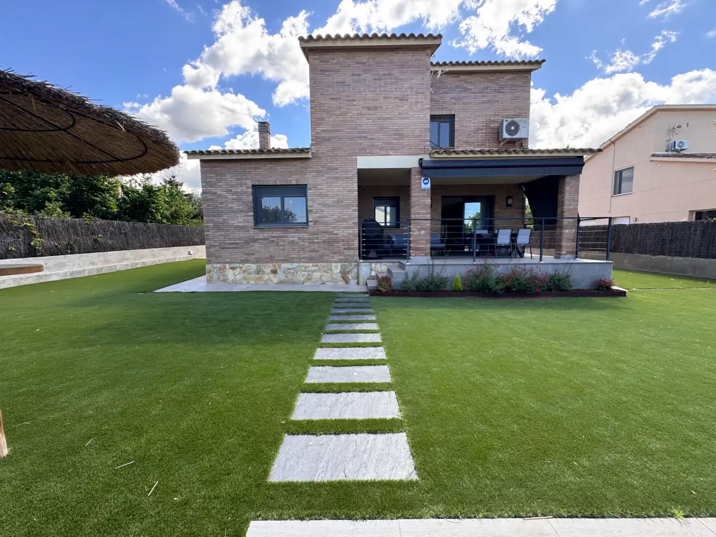 Terrace of Houses for sale in Sant Antoni de Vilamajor  with Air Conditioner, Heating and Private garden