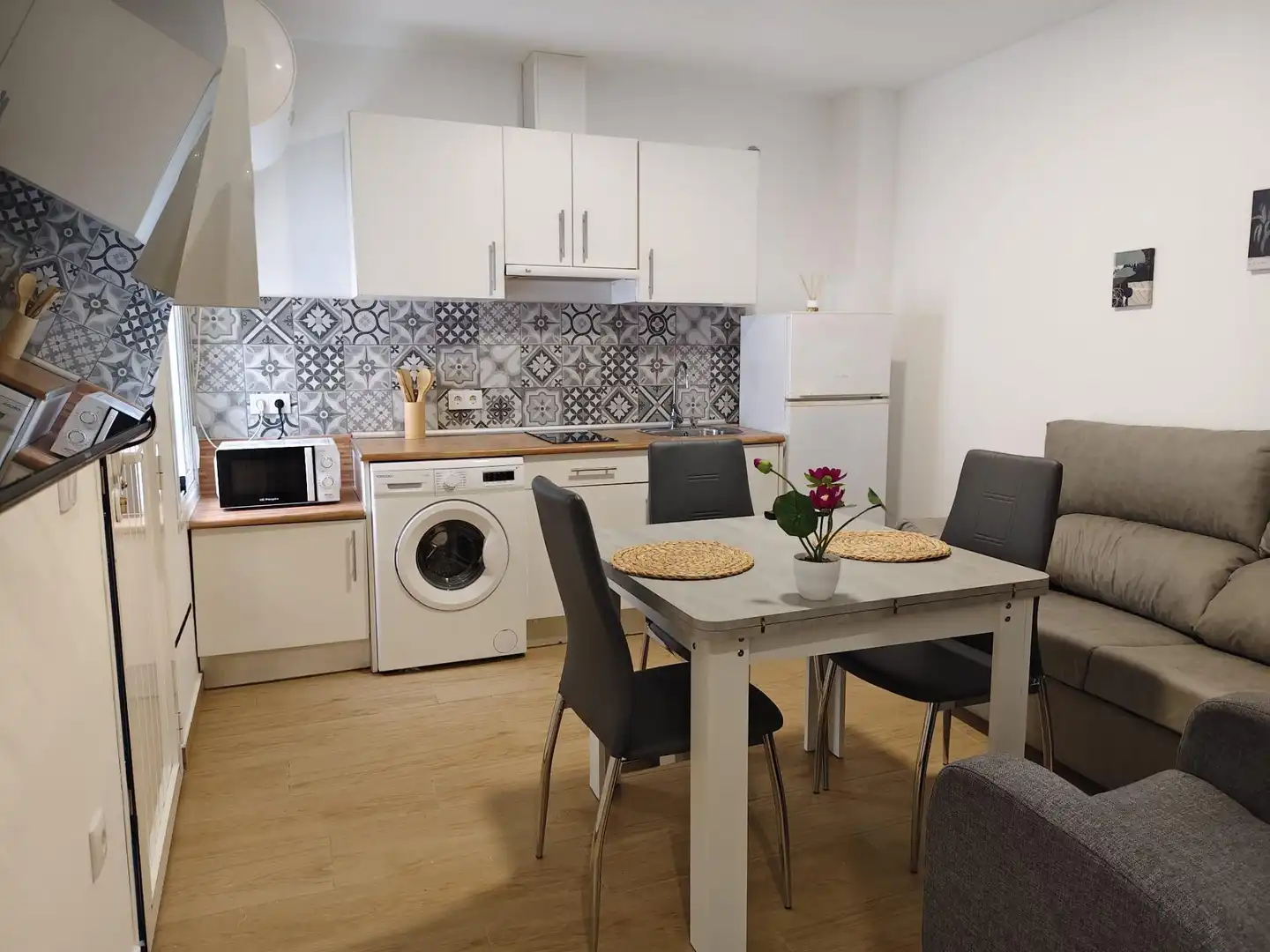 Cocina de Apartamento de alquiler en Mérida con Aire acondicionado, Trastero y Amueblado