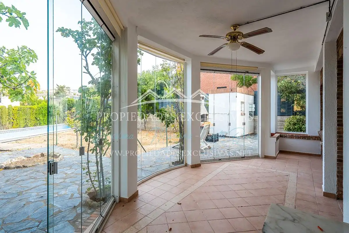 Terraza de Casa o chalet en venta en Teià con Aire acondicionado, Calefacción y Jardín privado