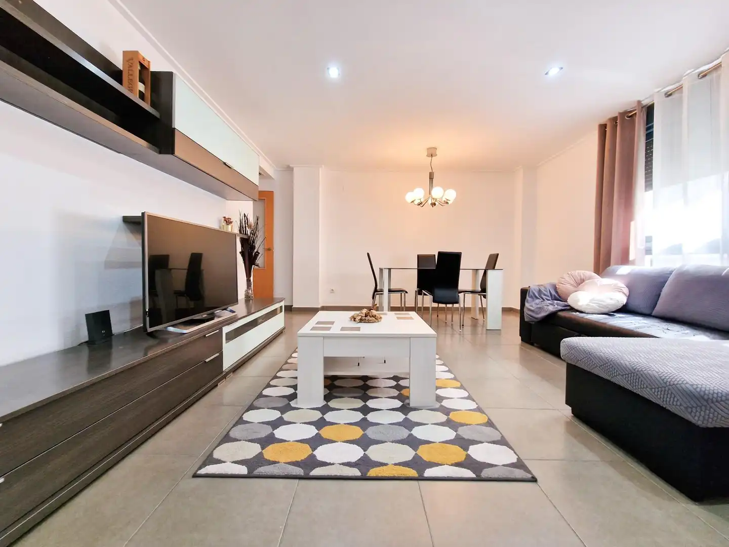 Sala de estar de Piso en venta en Elche / Elx con Aire acondicionado, Calefacción y Jardín privado