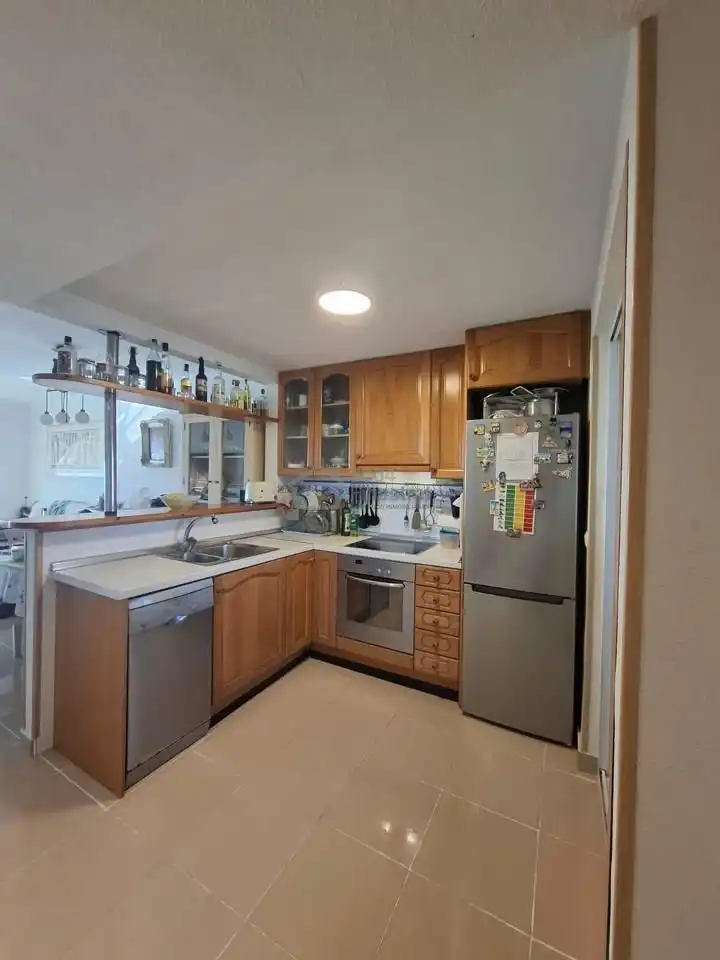 Küche von Wohnung zum Verkauf in Villajoyosa / La Vila Joiosa mit Klimaanlage, Terrasse und Abstellraum