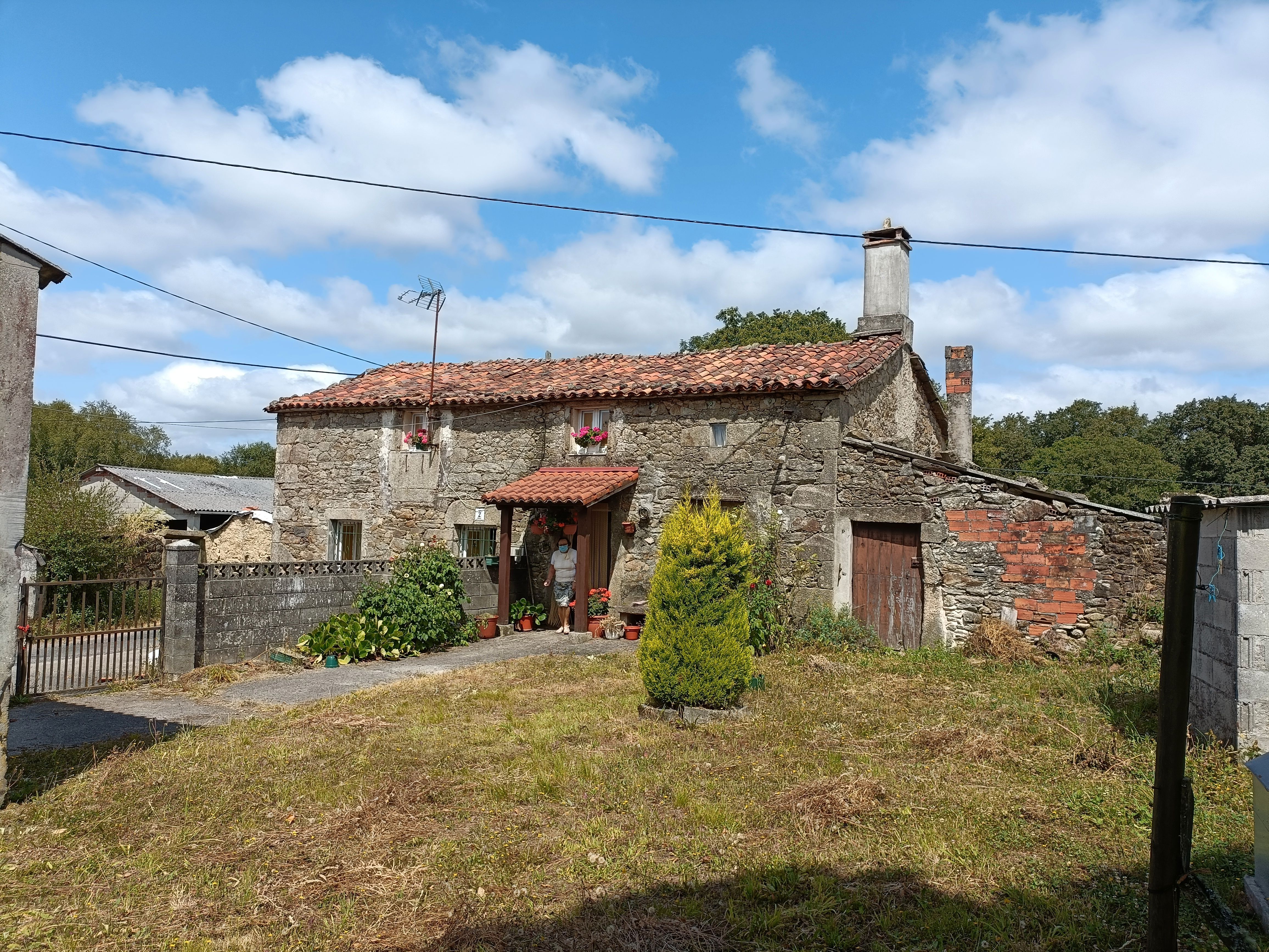 Vista exterior de Casa o xalet en venda en Curtis amb Jardí privat i Traster