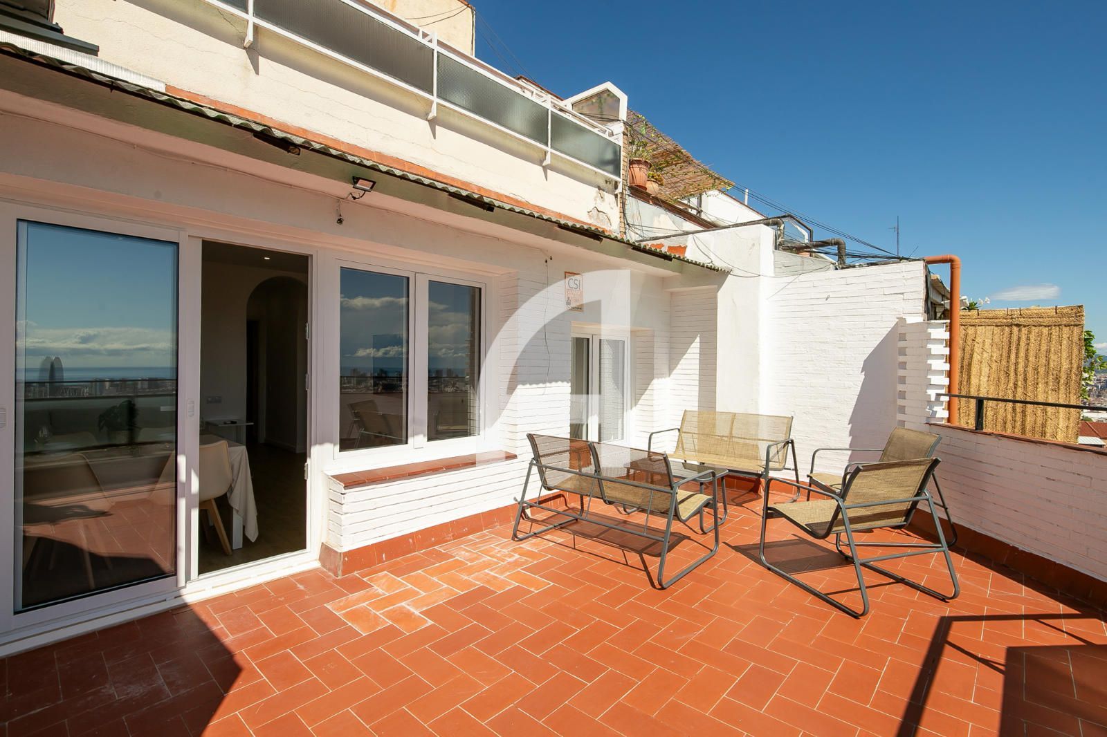 Terraza de Piso de alquiler en  Barcelona Capital con Aire acondicionado, Calefacción y Parquet
