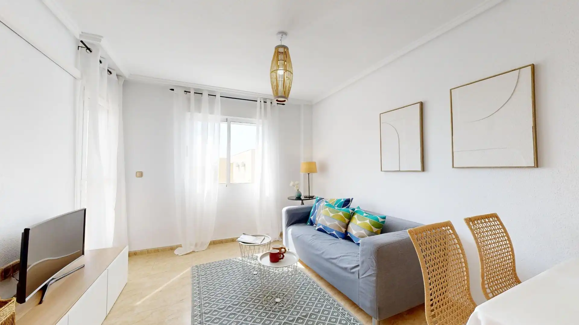 Sala de estar de Apartamento en venta en Los Montesinos con Terraza