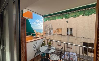 Balcony of Flat for sale in Sant Pol de Mar  with Heating, Parquet flooring and Terrace