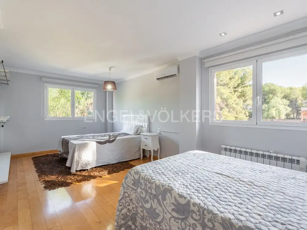 Bedroom of Houses for rent in Bétera  with Air Conditioner, Heating and Private garden