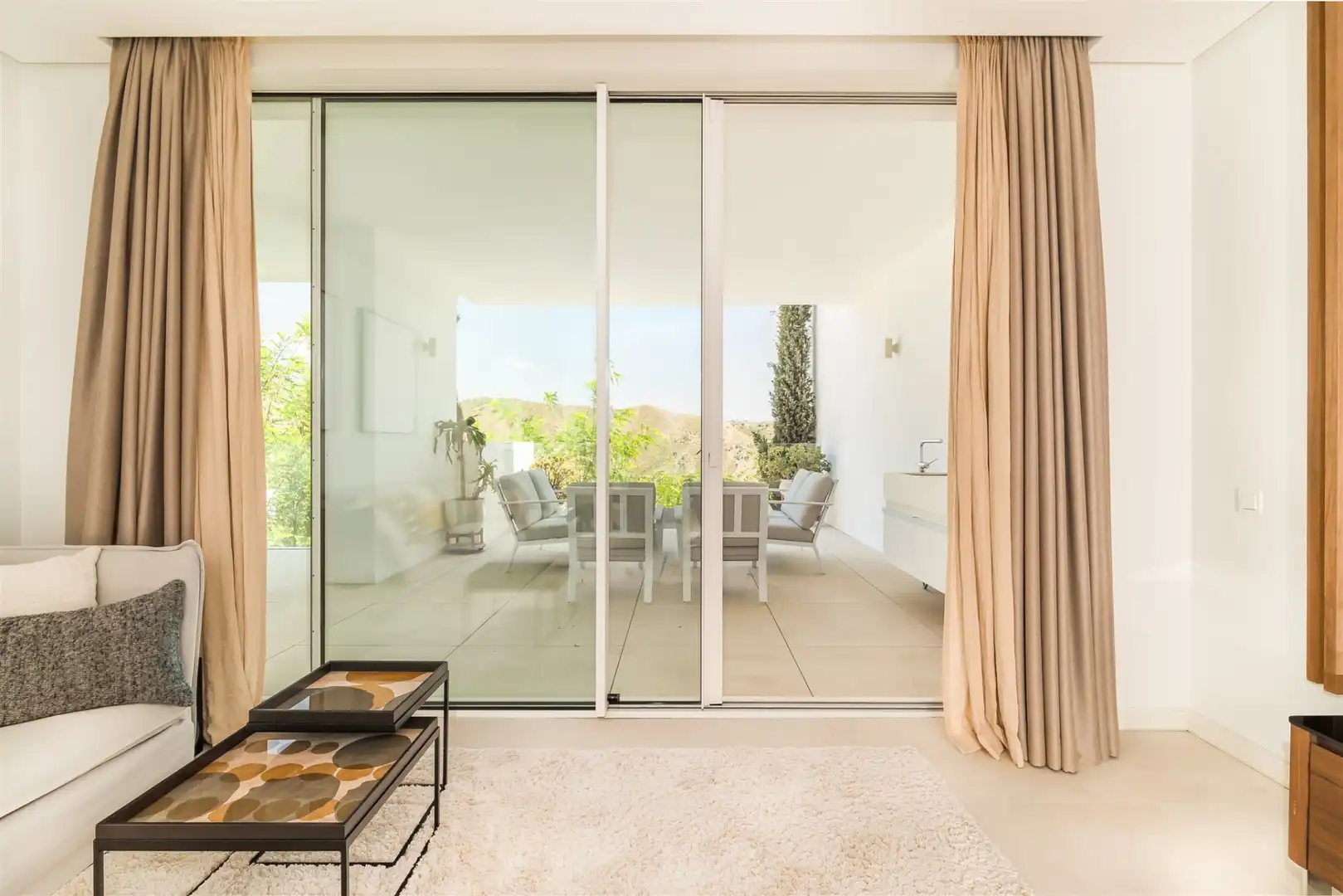 Terraza de Apartamento de alquiler en Ojén con Aire acondicionado, Calefacción y Terraza