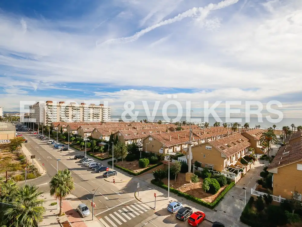 Terraza de Piso de alquiler en Alboraya con Aire acondicionado, Calefacción y Jardín privado