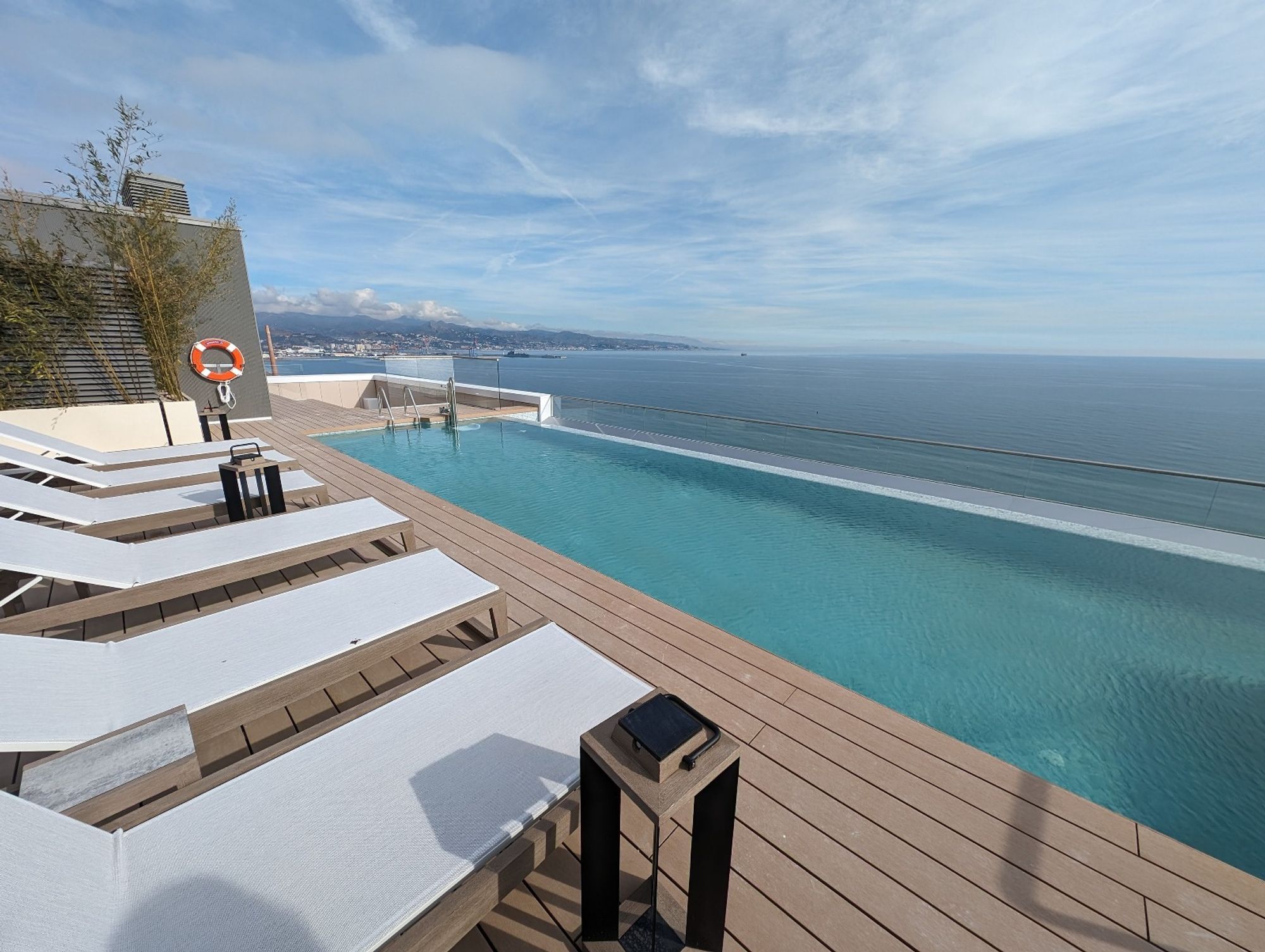 Piscina de Apartament de lloguer en Málaga Capital amb Terrassa i Balcó