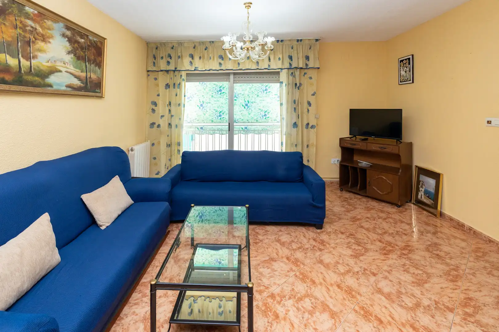 Sala de estar de Piso de alquiler en Granada con Calefacción, Amueblado y Lavadora