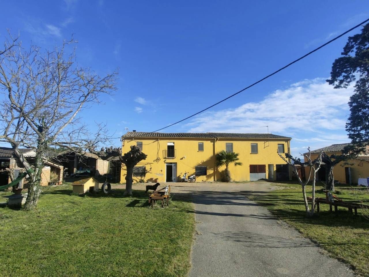 Exterior view of House or chalet for sale in Aiguaviva  with Private garden