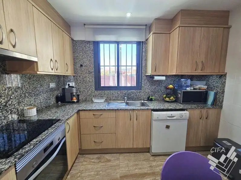 Cocina de Casa adosada en venta en Peñíscola / Peníscola con Calefacción, Jardín privado y Trastero